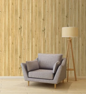 Yellow Wood Wallpaper Contact Paper Self Adhesive Peel and Stick Wallpaper - Picture 1 of 7