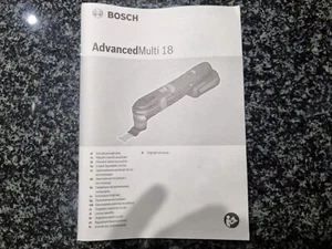 Instruction Manual for BOSCH GREEN ADVANCEDMULTI 18 18v Multi function tool - Picture 1 of 2