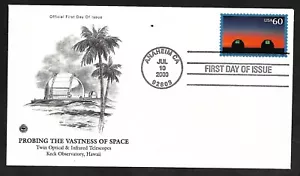 #3409c 60c Sondierung Weite des Space-Keck-Observatoriums, Hawaii - PCS FDC - Bild 1 von 2