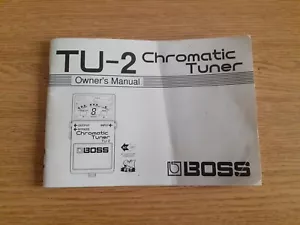 BOSS TU-2 instructions - Picture 1 of 2