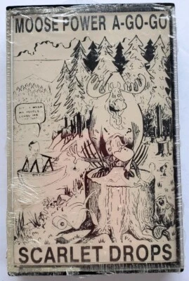 Scarlet Drops Tape Moose Power A-Go-Go - Acid Tapes Rare Canada Garage Punk MINT - Image 1 of 2