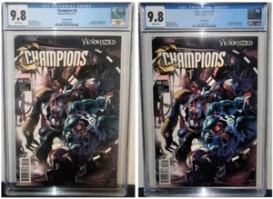 2 COPIES CHAMPIONS 6 VENOMIZED VARIANT CGC 9.8 NOVA CORP SAM ALEXANDER GUARDIANS - Picture 1 of 5