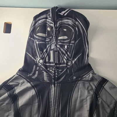 Star Wars Darth Vader Hoodie Full Zip Face Mask Black Size XL - Image 1 of 4