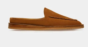 Bally Men's Fosko Suede Leather Slippers Brown USA SZ 10.5 D New $1272 6303292 - Picture 1 of 6