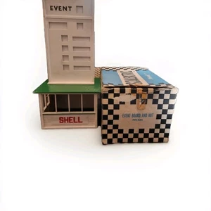 TABLERO DE EVENTOS y CABAÑA Triang Scalextric MM A/201 en caja original de principios de los 60 - Imagen 1 de 8