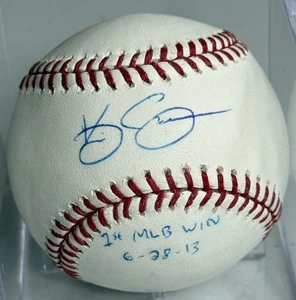 Blue Jays Kevin Gausman Signed Ball OMLB Baseball PSA COA 1st Win Inscription - Picture 1 of 2