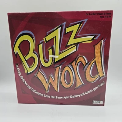 2003 Buzz Word Board Game Ages 10 to Adult New Factory Sealed - Image 1 of 3
