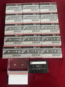 Denon DX 1 60 Audio Tape Cassettes Pieces/ 16 Stück NEW !!!!! Japan - Picture 1 of 12