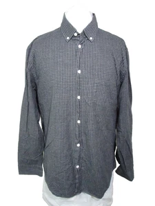 BILLY REID Herren XL Flanellhemd mit Knopfleiste in dunkelblau und grau, Langarm - Bild 1 von 11