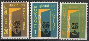 PORTOGALLO 1960 Anno del rifugiato 3v MNH** - Picture 1 of 1