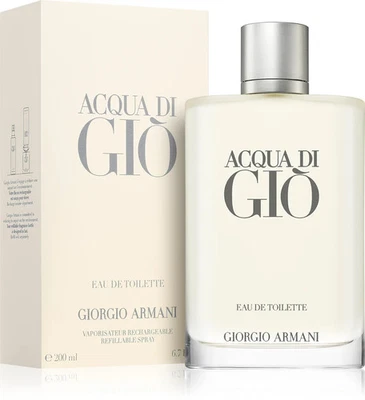 Armani Acqua Di Giò / GIO/200ml / Eau de Toilette /Spray /EDT /Herren ♂/ NEU/OVP - Bild 1 von 3