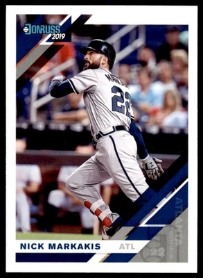 2019 Donruss Nick Markakis . Atlanta Braves #177 - Image 1 of 2