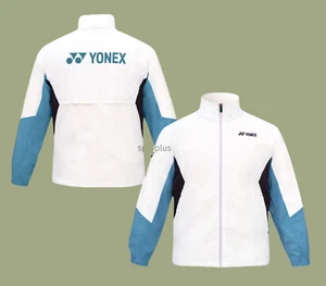 YONEX 25S/S Unisex Badminton Windbreaker Jacket Sports Top White NWT 251JJ007U - Picture 1 of 8