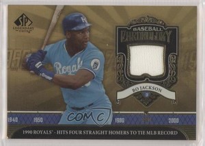 2006 SP Legendary Cuts Baseball Chronology Materials Bo Jackson #BC-BO