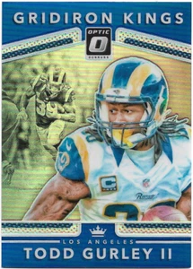 2017 Donruss Optic Gridiron Kings Blue #31 Todd Gurley II /149 Rams SP - Picture 1 of 1