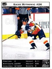 1998-99 Phoenix Mustangs #16 Savo Mitrovic