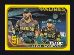 Serie Actualización Topps 2024 #US88 FERNANDO TATIS JR. & LUIS ARRAEZ Combo AMARILLO - Imagen 1 de 2