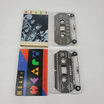 Heart Cassette Single Lot: All I Wanna Do Is Make Love To You & Stranded Rock - Image 1 of 4