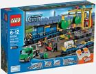 LEGO City CARGO TRAIN 60052 REMOTE CONTROL! Track crane cow cattle car forklift