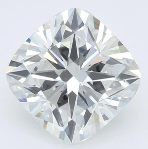1.70 CT Square Cushion Cut Lab Grown Diamond Engagement Ring IGI Certified - Picture 1 of 2