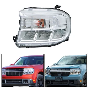 Single LH Side For Ford Maverick XL/XLT 22-24 Headlight Replacement Clear Lens - Picture 1 of 12