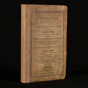 1816 An Historical Account Of The Rise and Progress Of Short Hand James Henry... - Picture 1 of 7