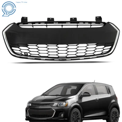 42497011 Front Lower Grille Grill For Chevrolet Sonic LT 2017-2020 Matte Black Foto 1 de 4