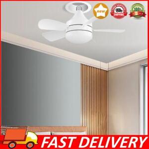Modern Ceiling Fan with LED Light Dimmable Small Ceiling Fan for Bedroom Hallway