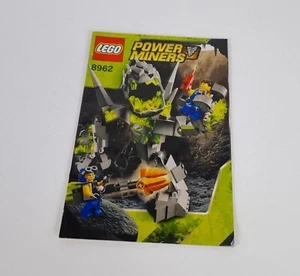 Lego Power Miners - Crystal King (8962) **INSTRUCTION BOOK ONLY** 2009 - Picture 1 of 3