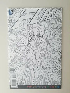 THE FLASH #48 ADULT COLORING BOOK VARIANT NM 2016 DC COMICS - Bild 1 von 11