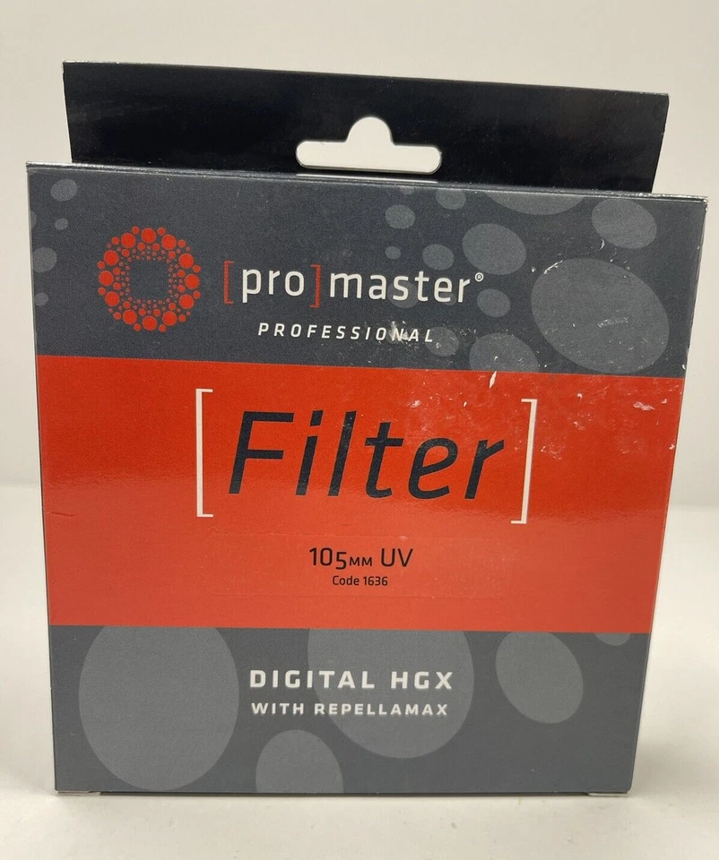 Pro Master Professional Filter Digital HGX With Repellamax 105mm UV Code 1636 - Image 1 of 3
