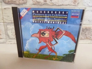 Mussorgsky Pictures At An Exhibition Dutoit Decca W Germany PDO Silver CD - Picture 1 of 9