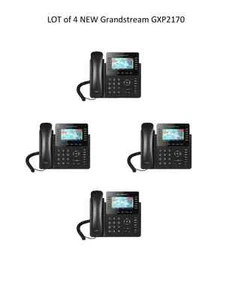 LOT of 4 New Grandstream GXP2170 12 Line w/ Color Display - FREE SHIPPING - Picture 1 of 5