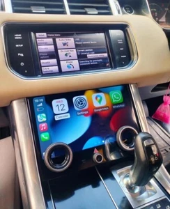 LCD DIGITAL HEATED SEAT AC PANEL RANGE ROVER SPORT L494 12-17 BUILT IN CARPLAY - Picture 1 of 3