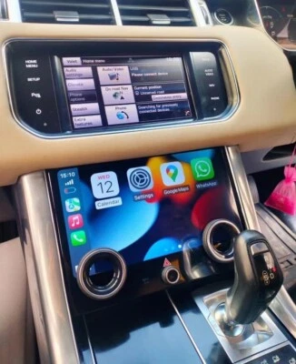 LCD DIGITAL HEATED SEAT AC PANEL RANGE ROVER SPORT L494 12-17 BUILT IN CARPLAY - Image 1 of 3