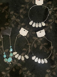 Lot of 4 Women’s vintage necklace Lot new with tags Free Ship - Picture 1 of 5