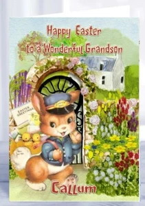 Personalised Easter card daughter granddaughter son grandson niece - Picture 1 of 3