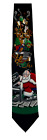 Hallmark Yule Tie Greetings Christmas Tie Santa at the Office Polyester EUC