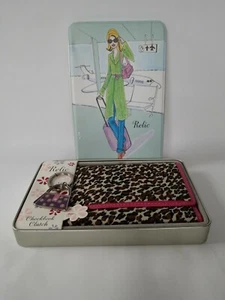 Relic Checkbook Clutch 7 x 4.25 x 1" Purse Keychain in Fashionable Tin - Picture 1 of 7