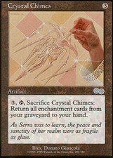 Korean Crystal Chimes ~ Near Mint Urza's Saga Foreign MTG Magic UltimateMTG Arti