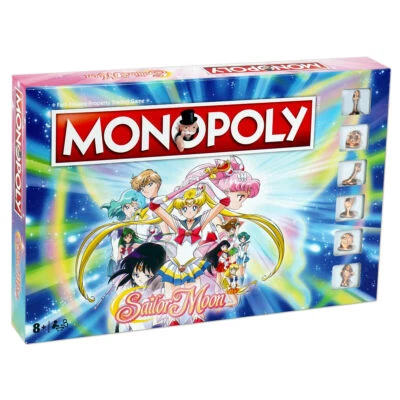 Monopoly Sailor Moon Edition Fun Anime Board Game Usagi, Rei, Chibi Moon New - Image 1 of 4