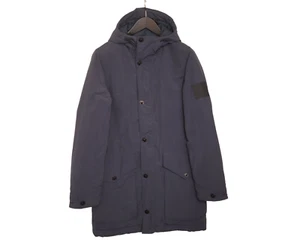 Men Peak Performance Parka Jacket Blue Breathable Long Hooded Nylon S VAN475 - Picture 1 of 11