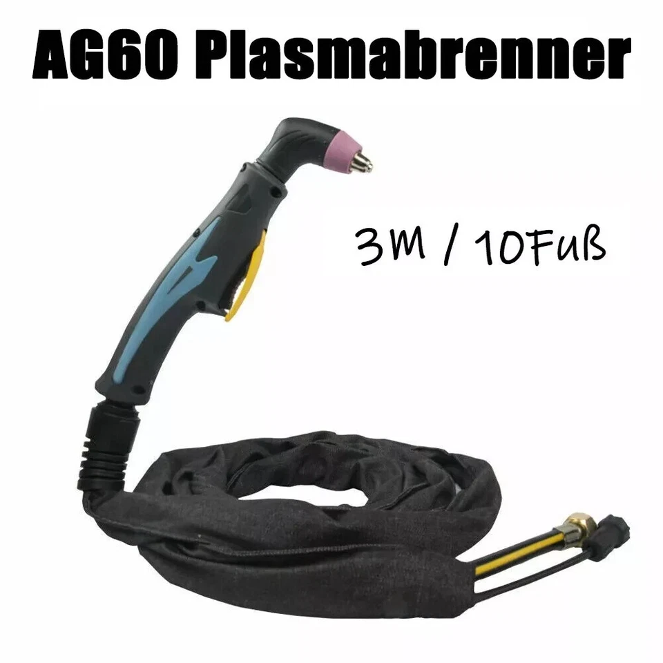 PLASMARGON Plasmabrenner 3m Schlauchpaket für Plasmaschneider CUT-60 LGK-60 SG-55 AG-60