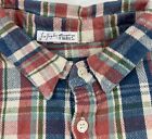 CP Shades x Free People Flannel Shirt Womens Small Top Blue Pink Green Plaid
