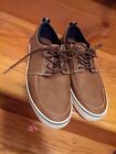 Goodfellow Men's 7 Brown Lace Up Man Made Leather Sneakers New