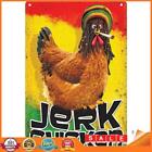Vintage Jerk Chicken Retro Metal Plate Tin Sign Plaque Home Decor Iron Painting