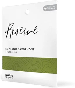D'Addario Organic Reserve Soprano Saxophone Reeds - 3 Pack - Picture 1 of 8