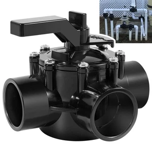 1.5 Inch 3 Way Diverter Valve for Pool or Spa System, 1-1/2 to 2-Inch, for Ja... - Picture 1 of 8