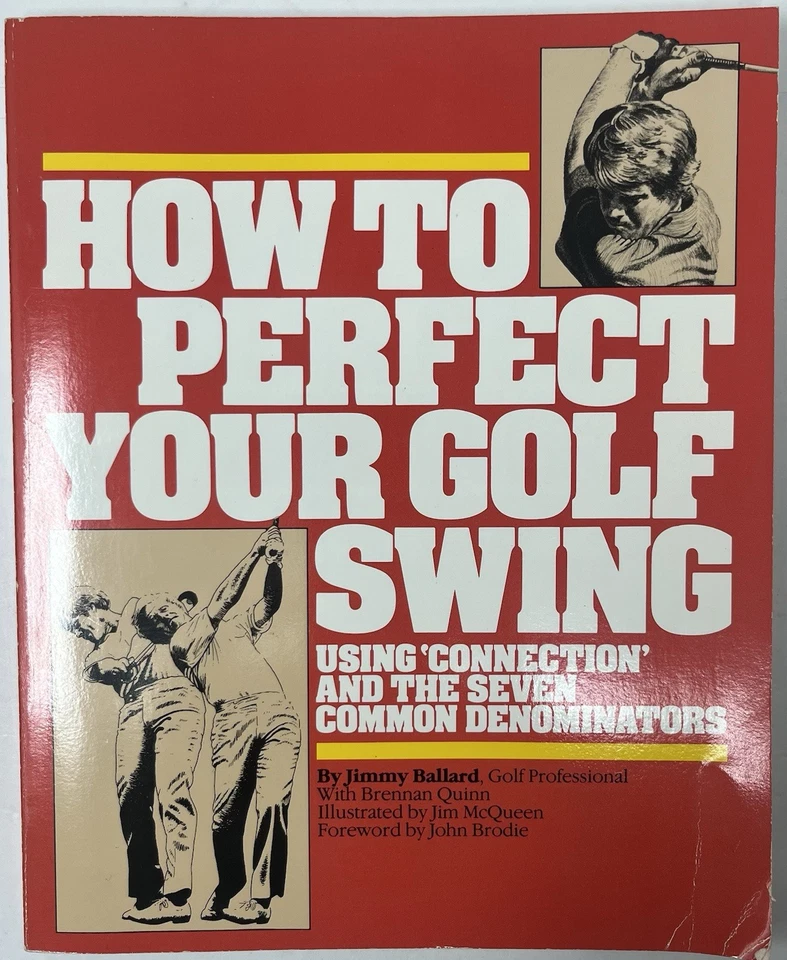 How to Perfect Your Golf Swing by Jimmy Ballard 1981 Golf Digest Paperback Book Foto 1 de 4