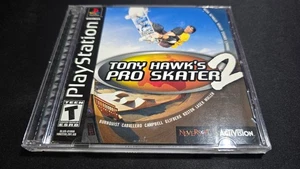 Tony Hawk's Pro Skater 2 Etiqueta Negra Sony Playstation 1 PS1 EX+NM CIB+tarjeta regular! - Imagen 1 de 5